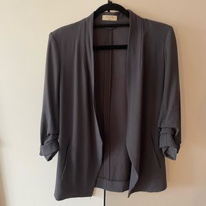 Babaton Power Blazer in Coal Grey